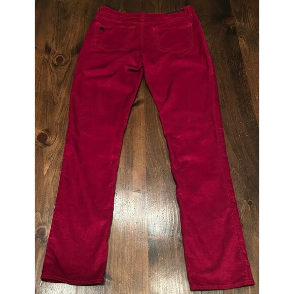 Rock & Republic Red Corduroy Button Classic‎ Soft Warm Pants Women's Size 10 - Picture 5 of 9